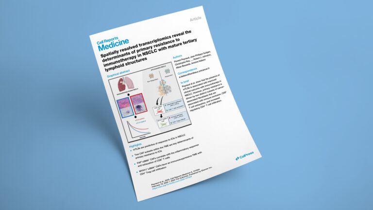 Spatially resolved transcriptomics reveal the determinants of primary resistance to immunotherapy in NSCLC with mature tertiary lymphoid structures