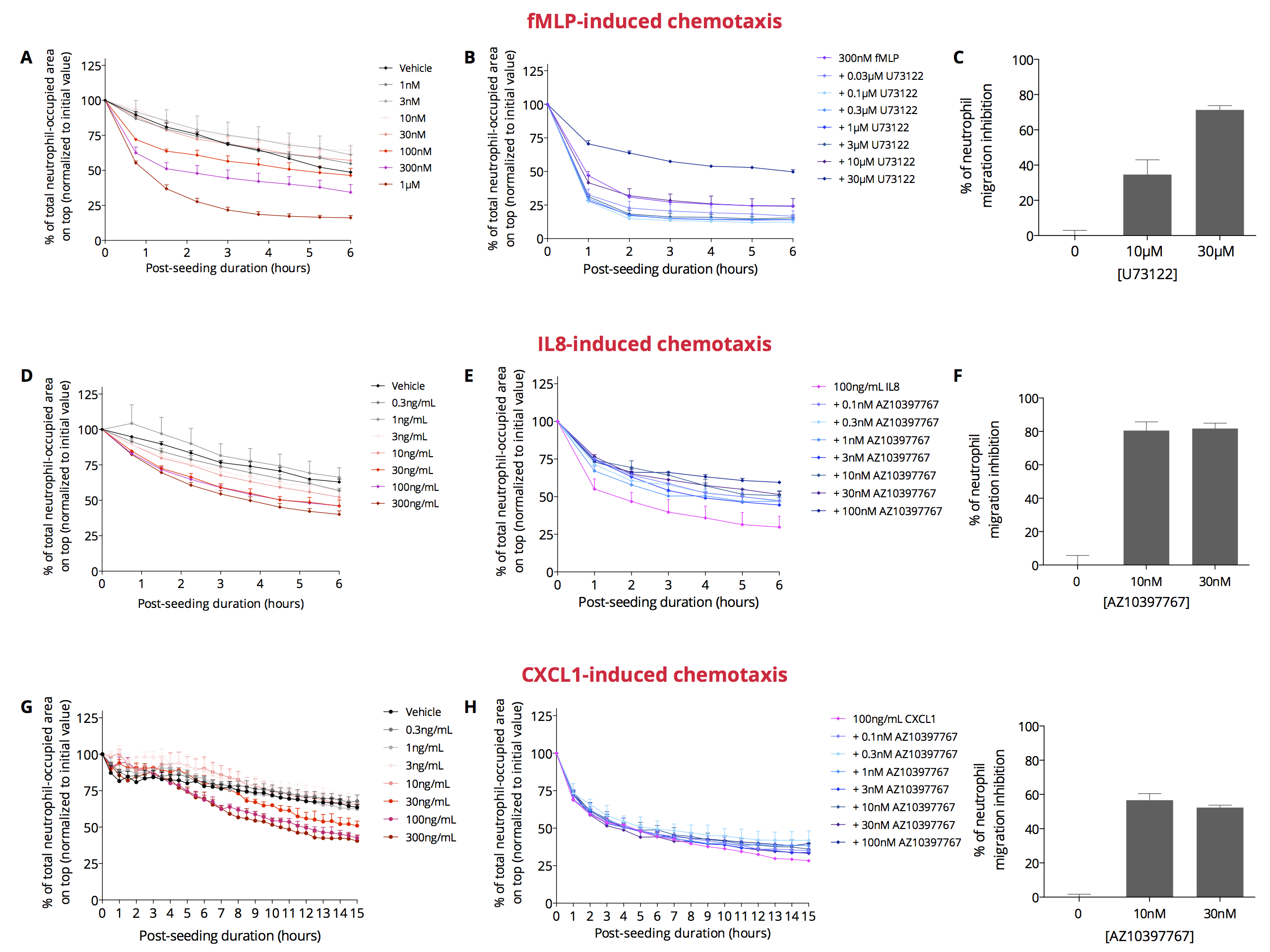 Functional evaluation of neutrophil migration toward tumor-associated chemoattractants