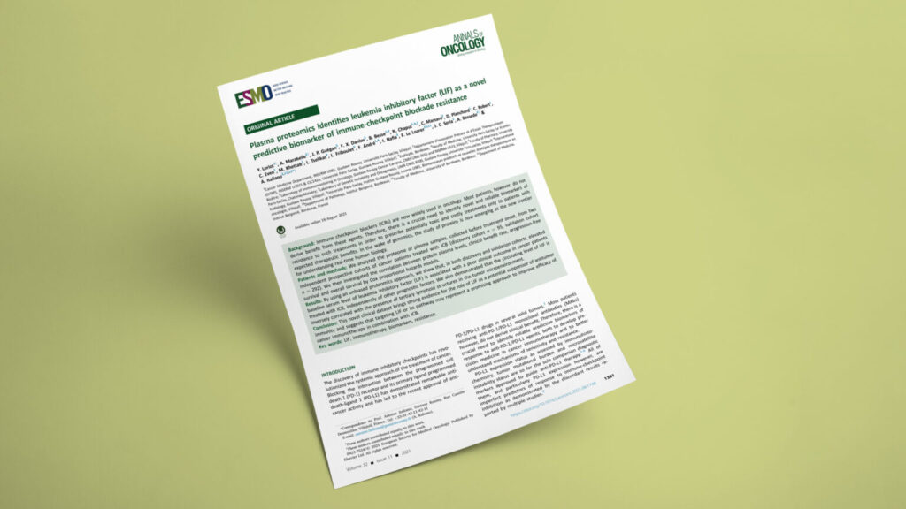 Plasma proteomics identifies leukemia inhibitory factor (LIF) as a novel predictive biomarker of immune-checkpoint blockade resistance