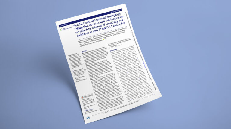 Spatial transcriptomics of macrophage infiltration in non-small cell lung cancer reveals determinants of sensitivity and resistance to anti-PD1/PD-L1 antibodies