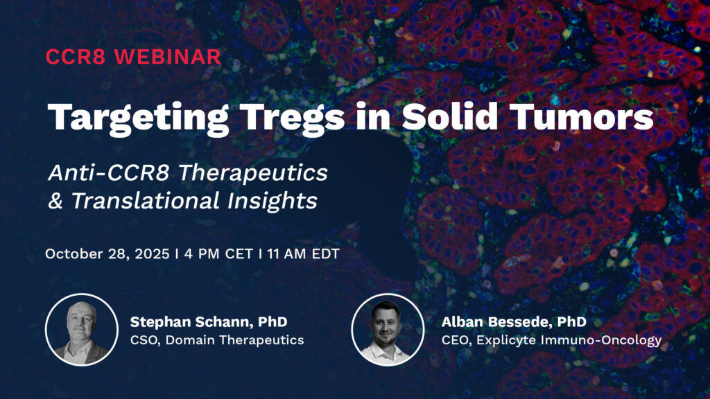 Targeting Tregs in Solid Tumors: Anti-CCR8 Therapeutics & Translational Insights