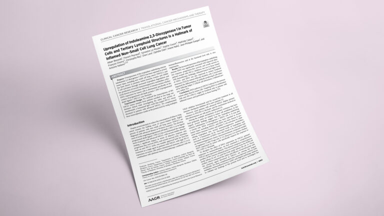 Upregulation of Indoleamine 2,3-Dioxygenase 1 in Tumor Cells and Tertiary Lymphoid Structures is a Hallmark of Inflamed Non–Small Cell Lung Cancer